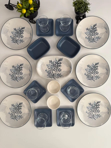 Takım Kahvaltı 23 Parça 6 Kişilik Blue Magıc - 2