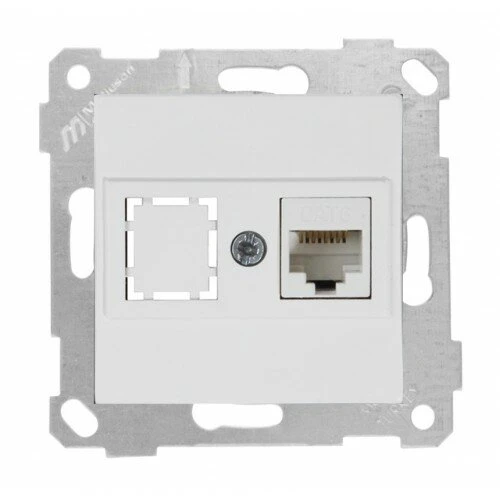 RİTA BEYAZ DATA PRİZİ 1*RJ45 (CAT6) (MKZ) ürün görseli 1