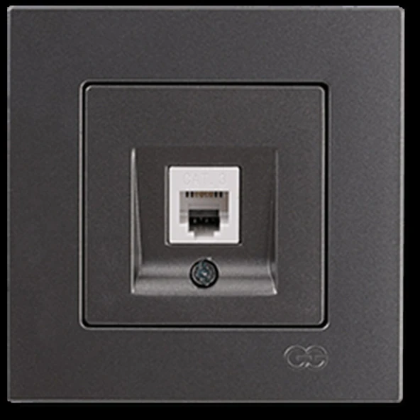 GÜNSAN EQONA M. FÜME NÜMERİS TELEFON PRİZ (MKZ) ürün görseli