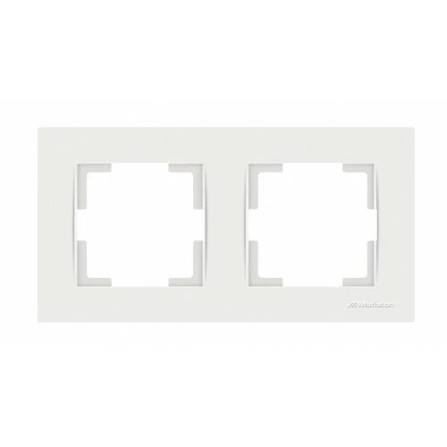 RİTA BEYAZ İKİLİ YATAY ÇERÇEVE ürün görseli 1