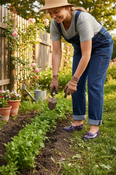 Zenne Çiçekli Bahçe ve Tarım Kadın Ayakkabısı 36-40 Mürdüm