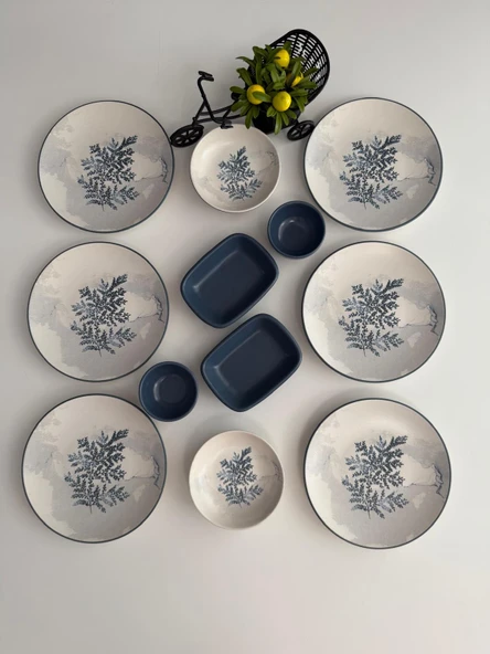 Takım Kahvaltı Blue Magıc 12 Parça 6 Kişilik