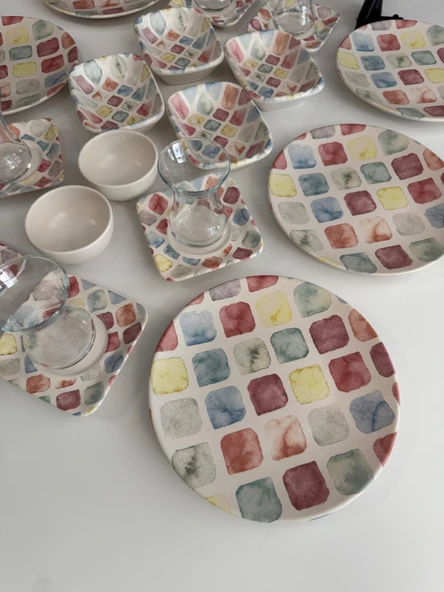 Takım Kahvaltı 24 Parça 6 Kişilik Colors - 2