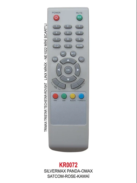 SILVERMAX MİNİ SCART’LI UYDU KUMANDA ürün görseli 1