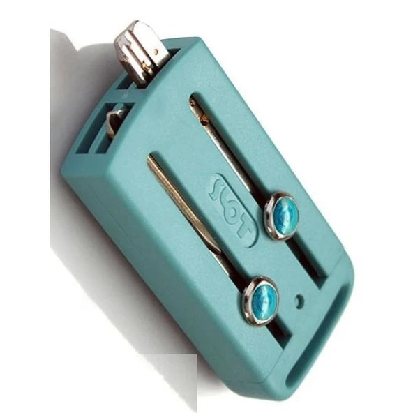 Slot Turkuaz Anahtarlık Anahtar Kabı 4 adet Boncuklu