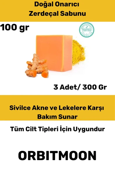 Özel Üretim Doğal El Yüz Saç Vücut Cilt Güzel Kokulu Leke Karşıtı Orijinal Zerdeçal Ekstraktı Sabunu ürün görseli