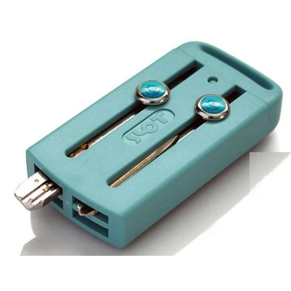 Slot Turkuaz Anahtarlık Anahtar Kabı 4 adet Boncuklu - 3