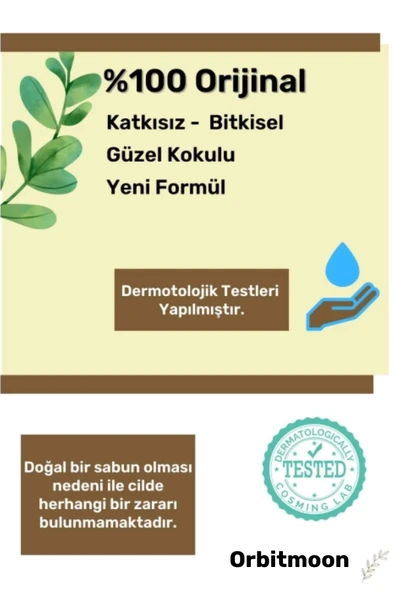 %100 Bitkisel Doğal El Yüz Saç Cilt Vücut Hoş Kokulu Orijinal Saf Çörek Otu Sabunu 120G - 1 Adet - Resim 2