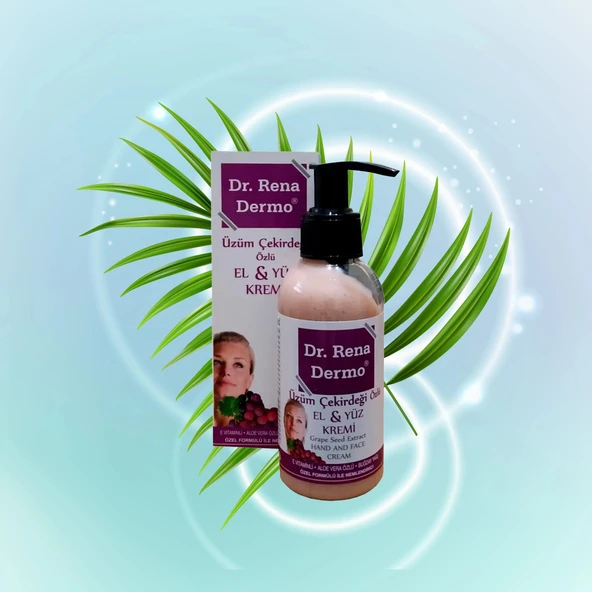Dr. Rena Dermo Üzüm Çekirdeği Özlü El Ve Yüz Kremi - 150 ml - 1