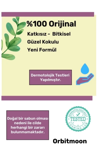 %100 Bitkisel Doğal El Yüz Saç Cilt Vücut Güzel Kokulu Orijinal Saf Lavanta Sabunu 120G - 1 Adet - 2