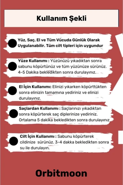 %100 Bitkisel Doğal El Yüz Saç Cilt Vücut Güzel Kokulu Orijinal Saf Gül Sabunu 100G - 1 Adet - 4