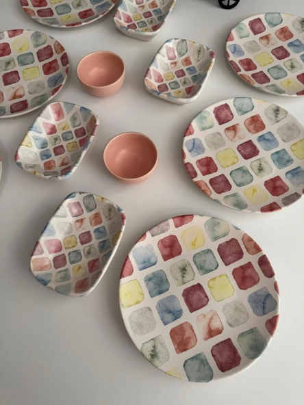 Takım Kahvaltı Colors 12 Parça 6 Kişilik - 2