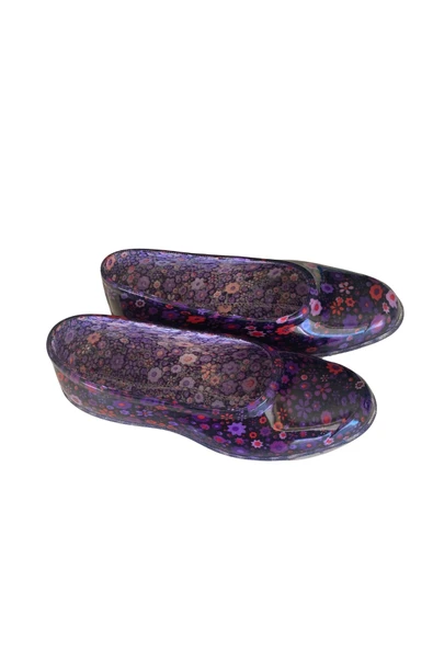 Zenne Çiçekli Bahçe ve Tarım Kadın Ayakkabısı 36-40 Mürdüm - 3