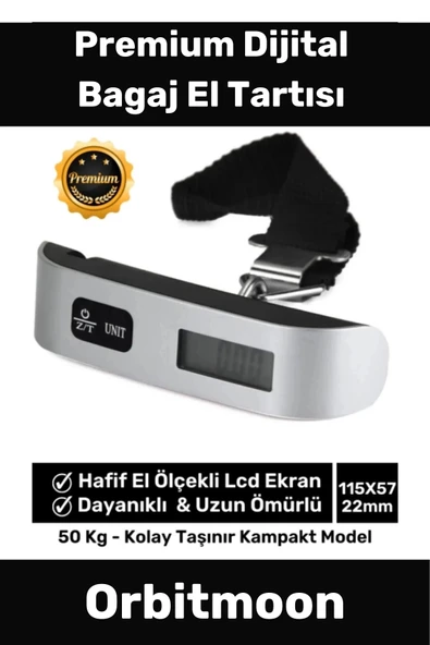 Özel Seri Dijital Lcd Ekran Bavul Ağırlık Çok Amaçlı Taşınabilir Bagaj El Tartısı Max 50 Kg