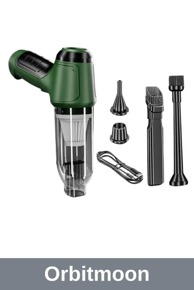 Özel Üretim Vakumlu 12000Pa Çekiş 2000mAh Pil Aydınlatma Taşınabilir Otomatik Akülü Araç Süpürgesi - 2