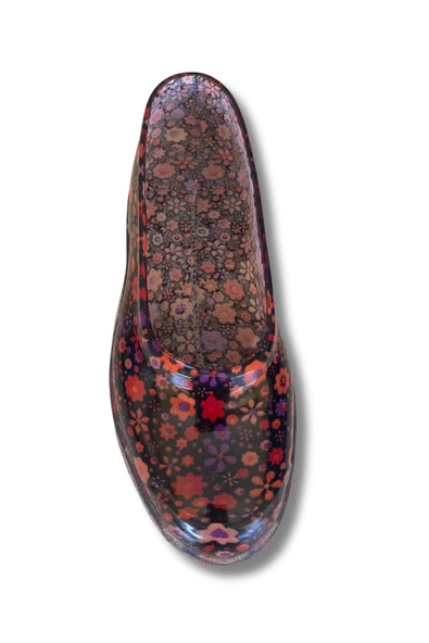 Zenne Çiçekli Bahçe ve Tarım Kadın Ayakkabısı 36-40 Turuncu - 6