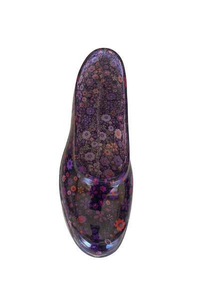 Zenne Çiçekli Bahçe ve Tarım Kadın Ayakkabısı 36-40 Mürdüm - 2