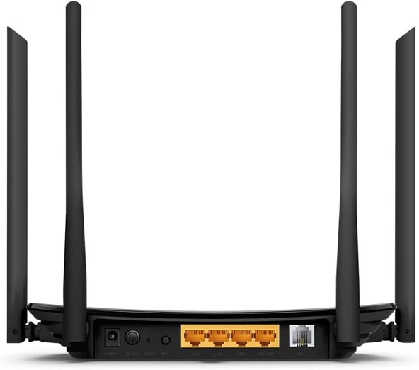 TP-Link Archer VR300  WiFi 5 VDSL/ADSL Modem Router  Fiber Destekli  AC1200 Mbps  4 Ethernet Portu  4 Harici Anten  Dual Band  Tether Uygulaması ile Kolay Kurulum - Resim 6