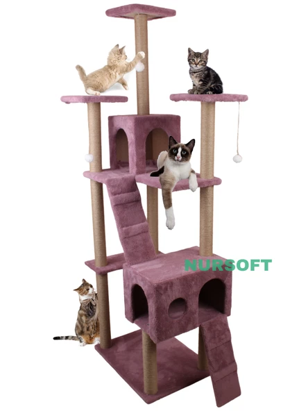 Cat City Rezidans Kedi Tırmalama ve Oyun Evi Çok Fonksiyonlu ürün görseli