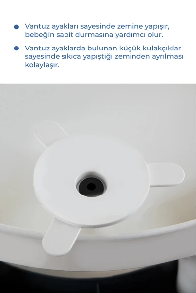 Babyjem Yandan Açılır Banyo ve Mama Oturağı İndigo Mavi - Resim 8