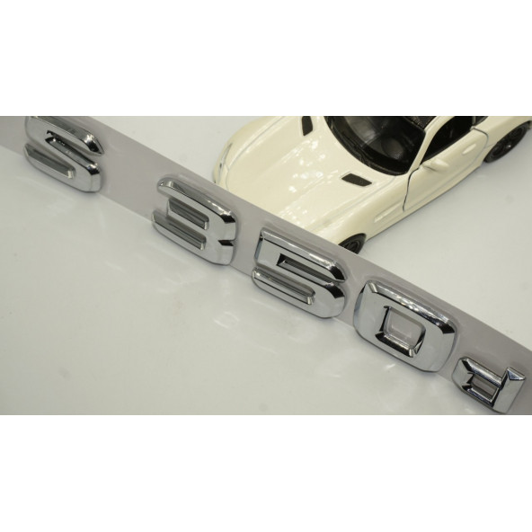 S350d Bagaj Krom ABS 3M 3D Yazı Logo - 5