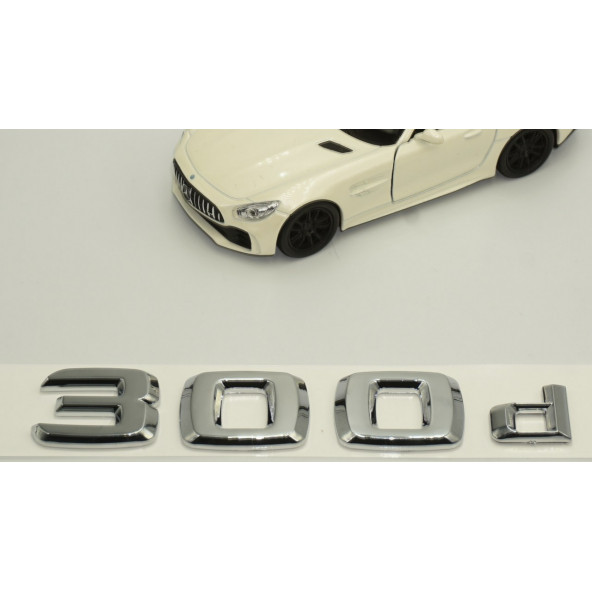 300d Bagaj Krom ABS 3M 3D Yazı Logo - 4