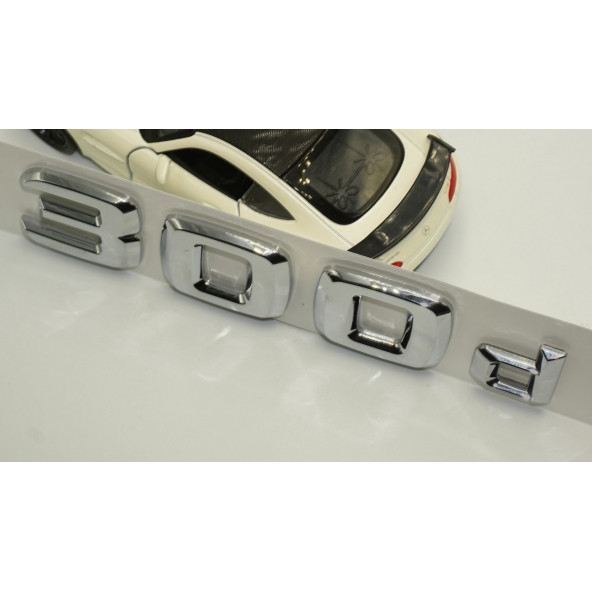 300d Bagaj Krom ABS 3M 3D Yazı Logo - 5
