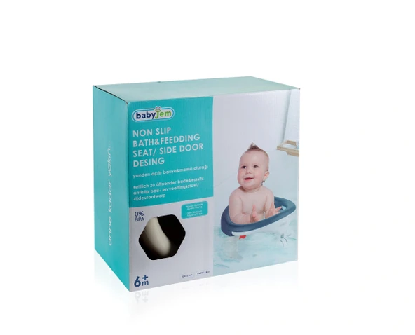 Babyjem Yandan Açılır Banyo ve Mama Oturağı Taş - 6