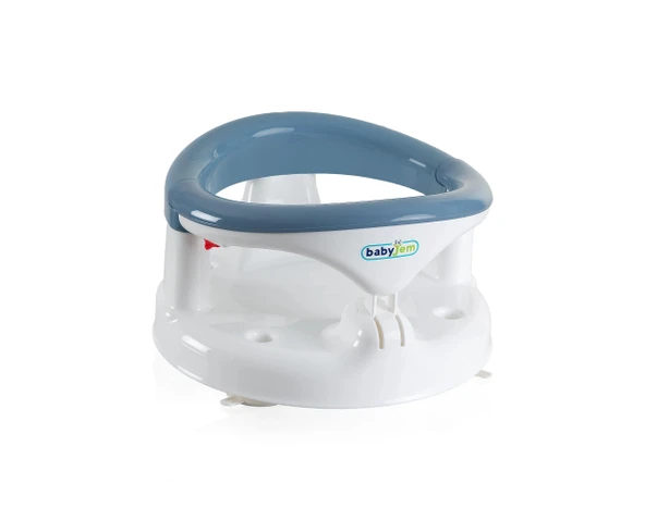 Babyjem Yandan Açılır Banyo Mama Oturağı İndigo Mavi - 1