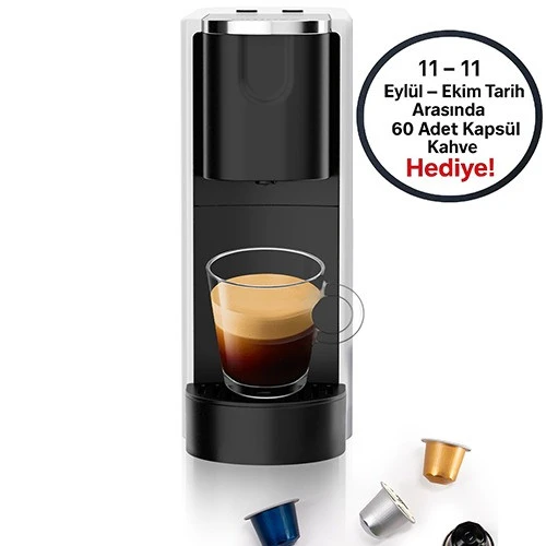 Omnex Ox-pro Kapsüllü Espresso Makinesi Beyaz & Swifo Max Süt Köpürtücü - 2