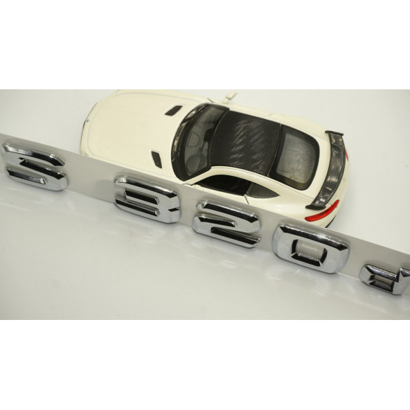 S320d Bagaj Krom Metal 3M 3D Yazı Logo - Resim 5