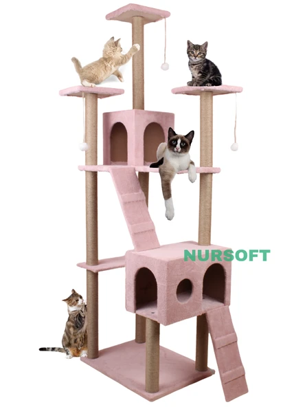 Cat City Rezidans Kedi Tırmalama ve Oyun Evi Çok Fonksiyonlu ürün görseli