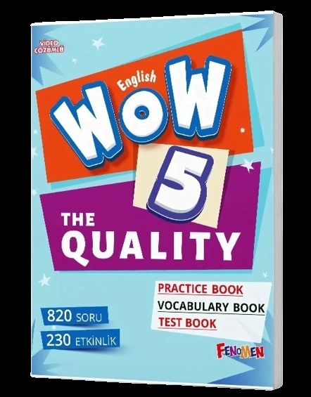 Fenomen Yayıncılık 5. Sınıf WOW PRACTICE BOOK + WORKBOOK + TEST BOOK ürün görseli
