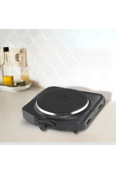 Tekli Elektrikli Ocak Set Üstü Hotplate 1500W - 2