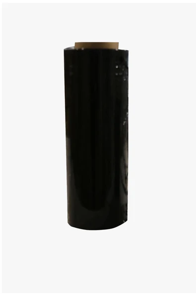 Streç Film 25 cm 23 Mikron 250 Metre Siyah Streç 10 Adet