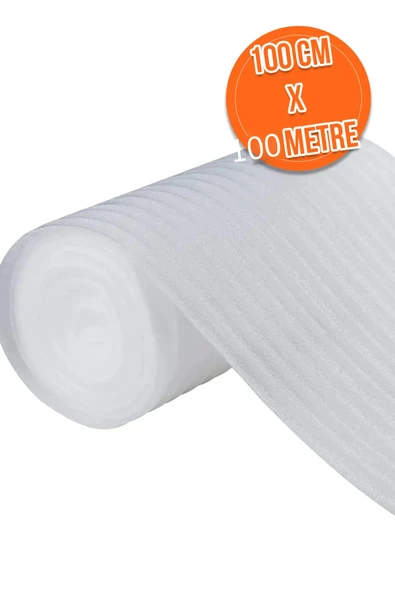 100Cm x 100 Metre Taşınma Cam, Tabak, Bardak Koruma Paketleme Şiltesi Rulo Köpük - 2