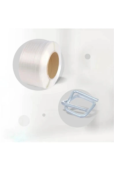 Lifli Set 16mm 850 Metre Lifli Çember- 16 Mm Bukle Toka 1000 Adet ürün görseli 1