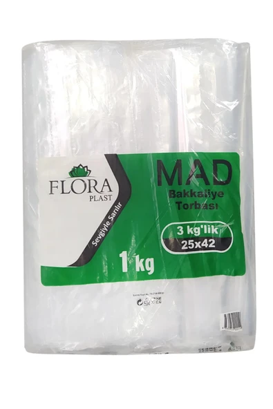 Naylon Torba Bakkaliye Torbası 25x42 Cm 3 Kg 1.Kalite