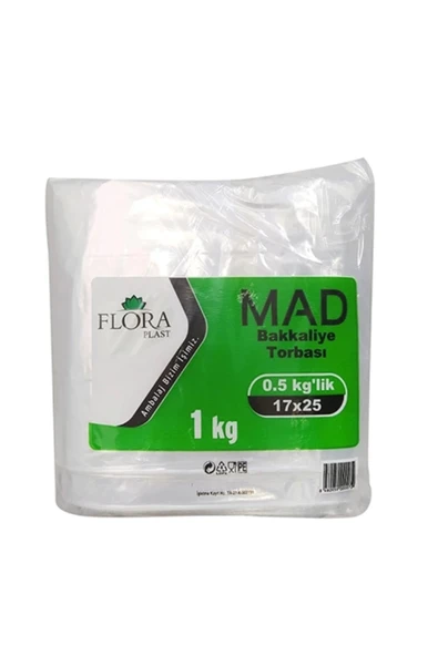 Naylon Torba Bakkaliye Torbası 14x28 Cm 0,5 Kg 1.Kalite