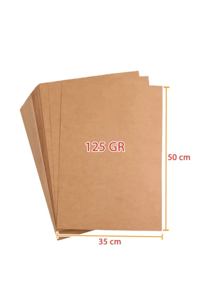 Kraft Araç Araba Oto Paspas Kağıdı Baskısız 750 Adet 35x50 Cm - 2