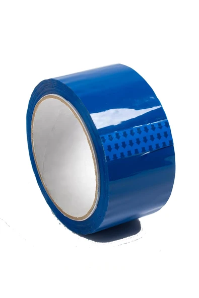 Renkli (Mavi) Koli Bandı 45x100 Metre 2 Adet - 2