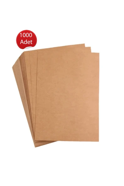Kraft Araç Araba Oto Paspas Kağıdı Baskısız 1000 Adet 35x50 Cm