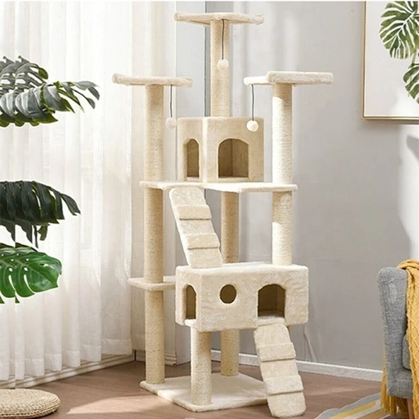 Cat City Rezidans Kedi Tırmalama ve Oyun Evi Çok Fonksiyonlu ürün görseli