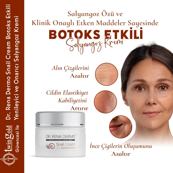 Dr. Rena Dermo Snail Cream Yenileyici ve Onarıcı (Salyangoz Kremi) - 50 ml - 2