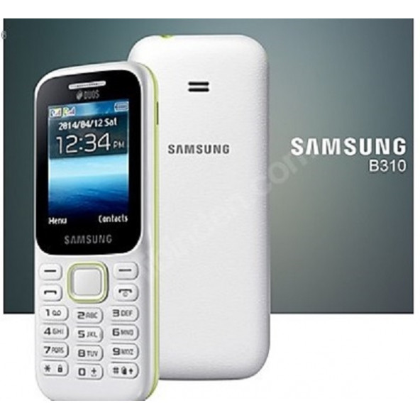 Samsung SM-B310E 208 MB Hafıza Kart Destekli Tuşlu Cep Telefonu (İthalatçı Garantili) BEYAZ - 4