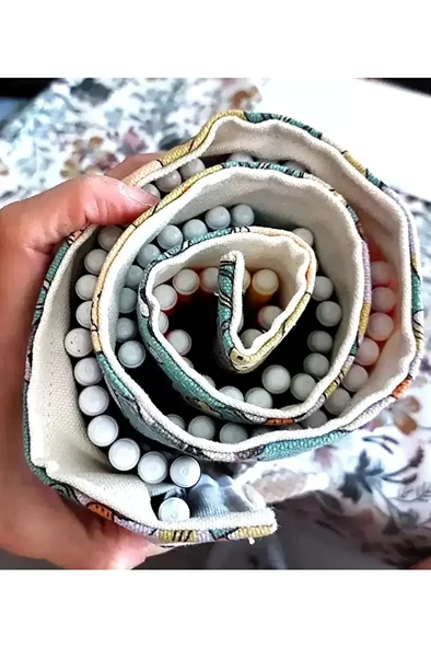 Rulo Kalemlik Kedili Karikatür Kalemlik, Ezkiz Kalemlik, Kalem Kutusu-kalemler Hariç-36'lı - Resim 3