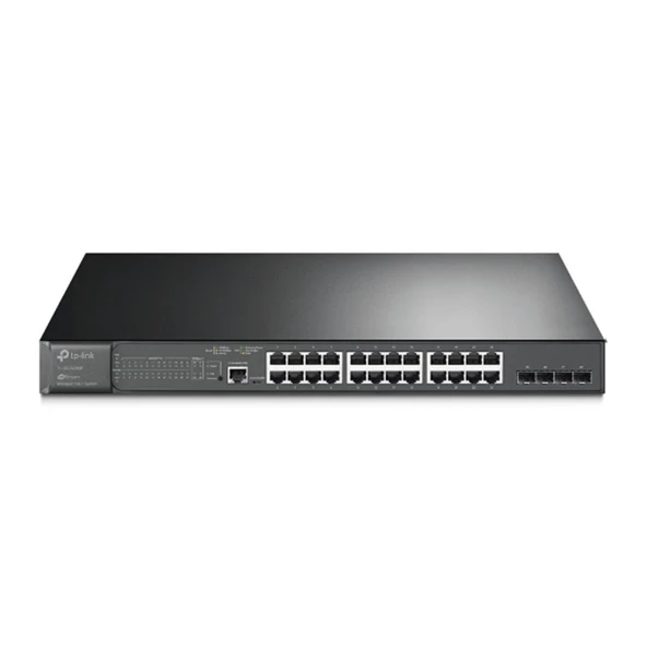 Omada Tp-Link TL-SG3428MP 24 Port 10-100-1000 Poe+ Switch 4 Port SFP L2 Çelik Kasa Rack Mount ürün görseli