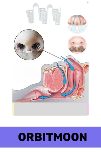 Yeni Seri Rahatlatıcı Uyku Önleyici Horlama Azaltıcı Nefes Alıp Verme Burun Delik Aparatı 4'lü Set - 2
