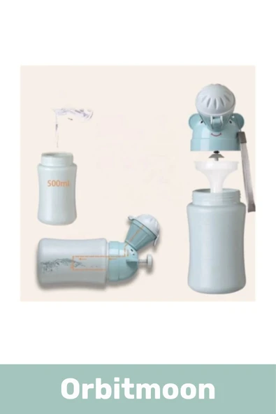 Premium Yeni Tasarım Portatif Sızdırmaz Çocuk Pisuarı Araç Yolculuk Lazımlık Kız Erkek Küçük Tuvalet - 4