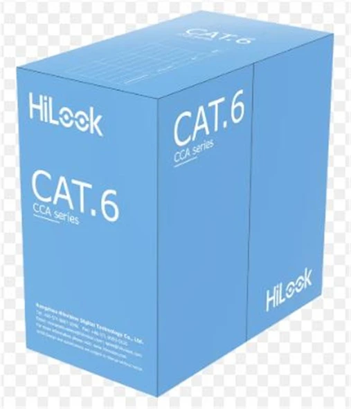 Hilook NC-1LN6UU-CCA-M CAT6 U-UTP 23 AWG 305 Mt  Ağ Kablosu, CCA, 0,57 mm ürün görseli
